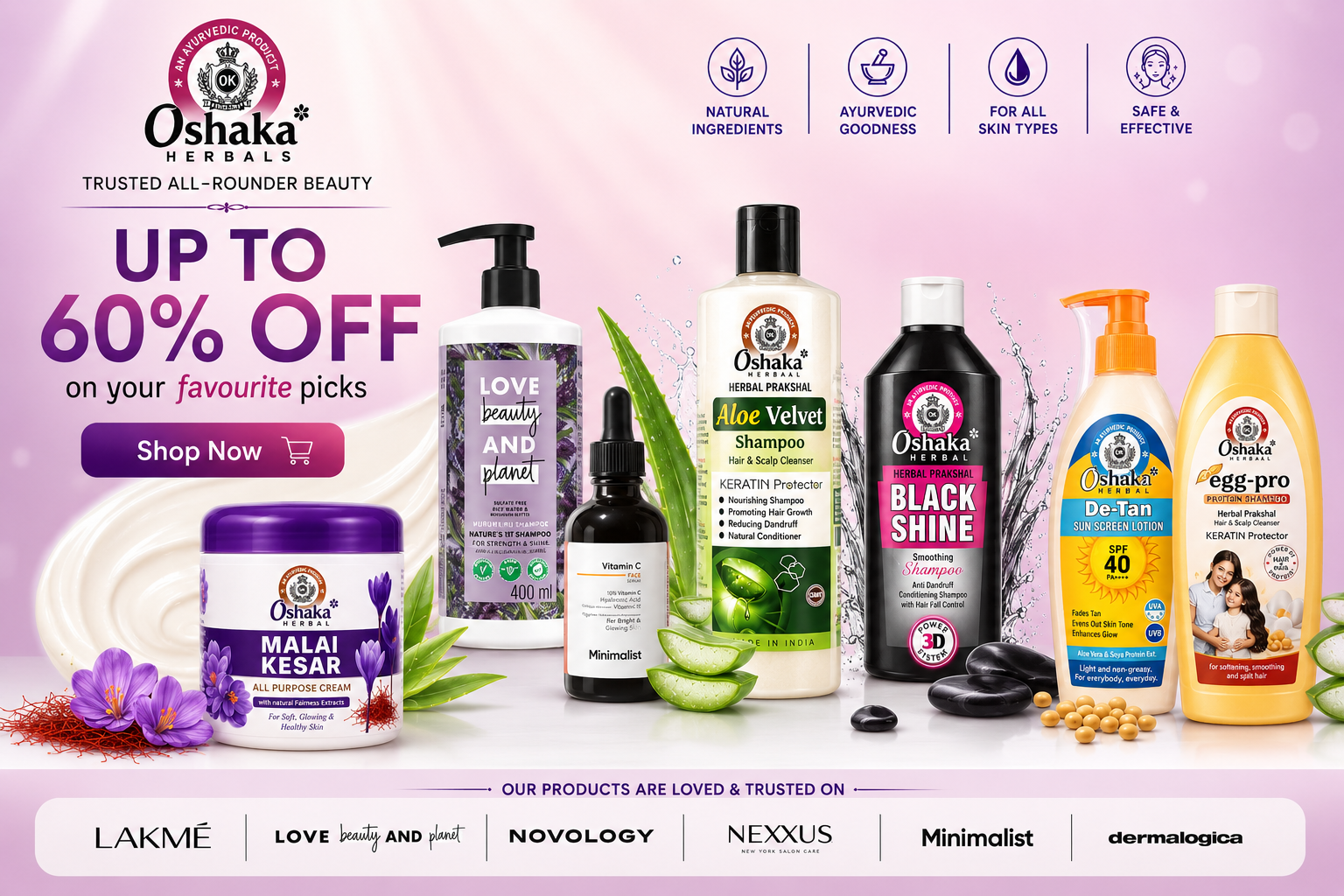 Oshaka herbals up to 60% off favourite picks